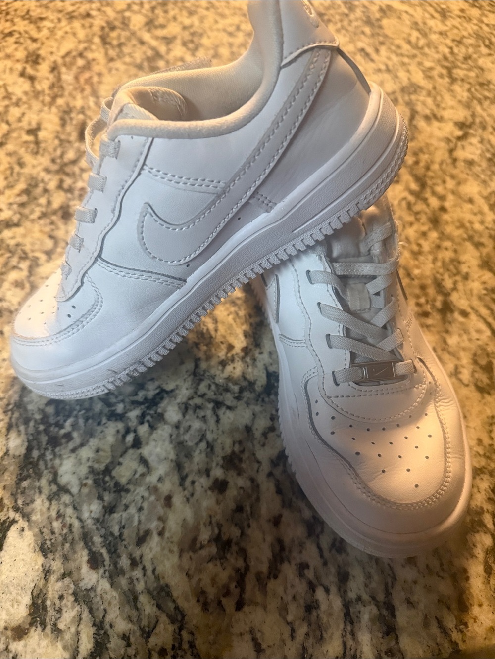 Nike All-White Low-Top Swoosh Sneakers